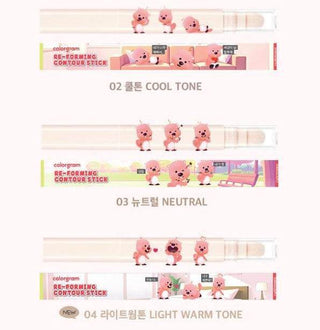 Colorgram X Loopy - Re-Forming Contour Stick 3 Colors - Koreabe