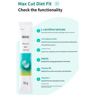 Health Helper - Max Cut Diet Fit 3.1 Lemon - 14pcs