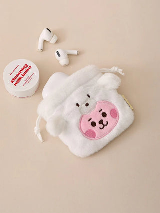 BT21 - COOKY Baby Fluffy String Mini Pouch