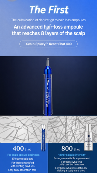 Vivelab - Scalp Spioxyl React Shot 400 - 15ml