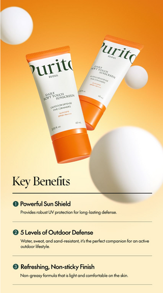 Purito - Daily Soft Touch Sunscreen SPF50+ PA++++ 60ml