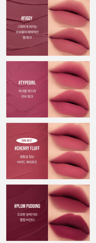 3CE - Hazy Pink Collection - 10 Colors - Koreabe