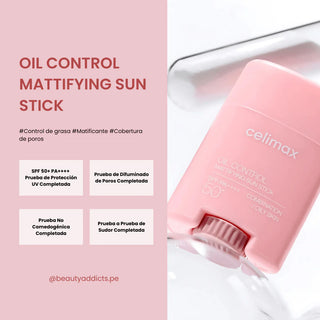 Celimax - Oil Control Mattifying Sun Stick SPF50+ PA++++