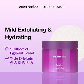 Papa Recipe - Eggplant Clearing Peeling Pad Toner (70ea) - Koreabe