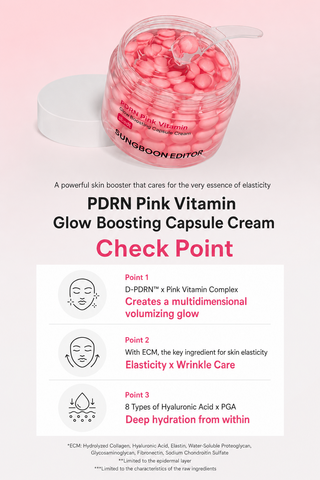 Sungboon Editor - PDRN Pink Vitamin Glow Boosting Capsule Cream 50ml