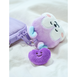 BT21 - Llavero de muñeca con cara básica de MANG con sonrisa