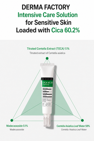 Derma Factory - Cica 60.2% Ampoule 30ml