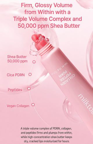Milk Touch - Glow Up PDRN Collagen Lip Balm 15g - 4 Colors
