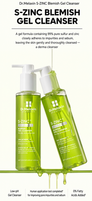 Dr Melaxin - S Zinc Blemish Gel Cleanser 150ml