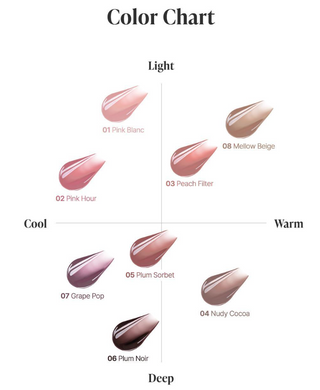 Heart Percent - Dote On Mood Over Melting Gloss - 8 Colors