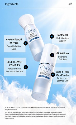 d'Alba - Air Fit Blue Tone Up Sun Powder SPF50+ PA++++ 5.5g