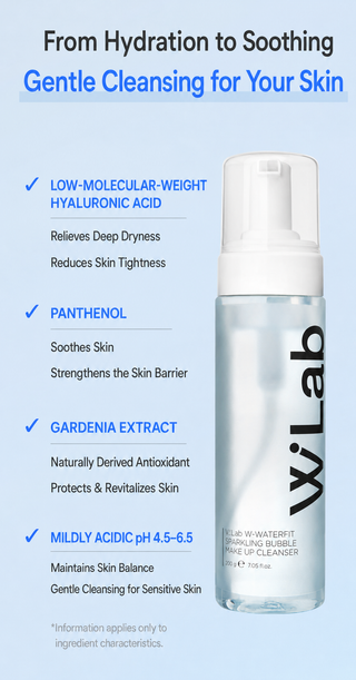 W Lab - Waterfit Sparkling Bubble Make Up Cleanser 200ml