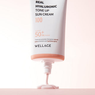 Wellage - Real Hyaluronic Tone Up Sun Cream SPF50+ PA++++ 50ml