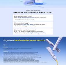 Ongredients - Bakuglow Retinal Booster Shot 0.2% 30ml