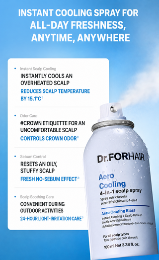Dr For Hair - Aero Cooling 4-in-1 Scalp Spray 100ml