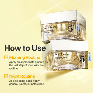 Numbuzin - Glutathione Vitamin Dark Spot Cream 50ml