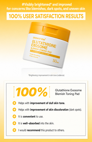 Dermafirm - Glutathione Exosome Blemish Toning Pad 50ea