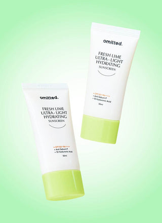 Omitted - Fresh Lime Ultra Light Hydrating Sunscreen 50ml - Koreabe