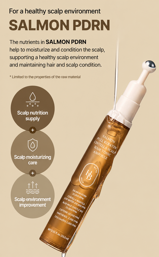 Heveblue - Salmon Pull Keratin Centella Scalp Hair Tonic Ampoule 16.5 ml