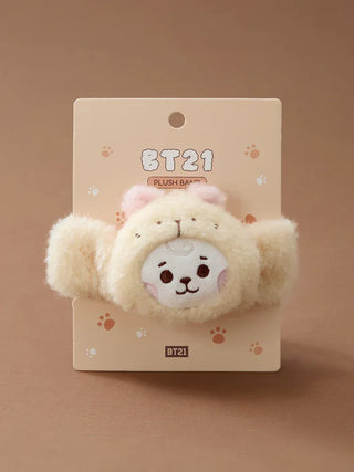 BT21 - More Fluffy Face Plush Band - Koreabe