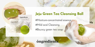 Ongredients - Jeju Green Tea Cleanser Ball