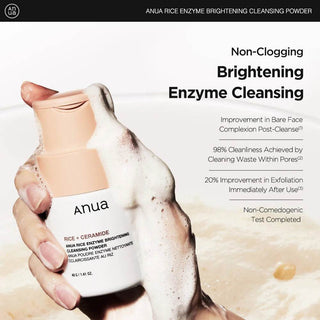 Anua - Rice + Ceramide Enzyme Brightening Cleansing Powder 40ml - Koreabe