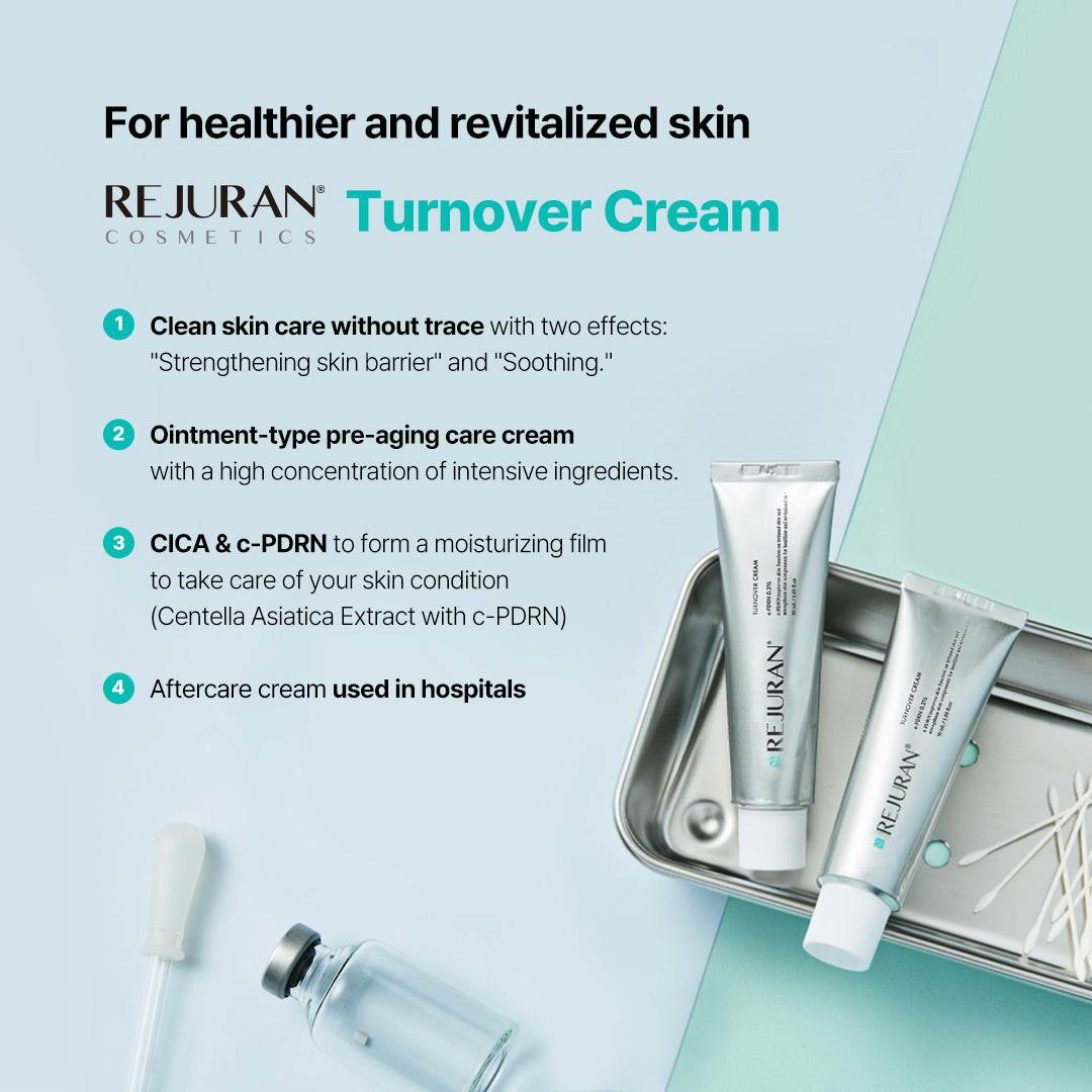 Rejuran - Turnover Cream Enhanced c-PDRN 0.2% 50ml - Koreabe