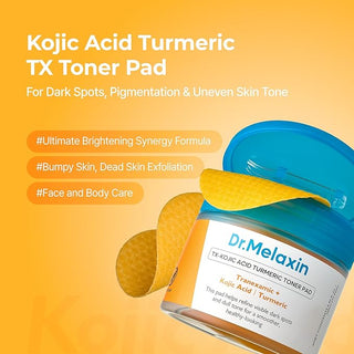 Dr Melaxin - TX Kojic Acid Turmeric Toner Pad 70ea