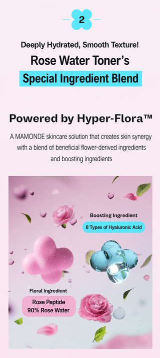 Mamonde - Rose Water Flora Glow Toner 300ml