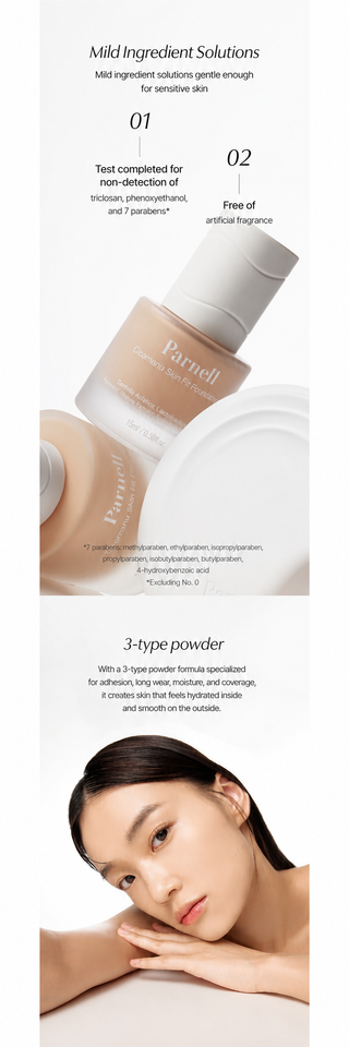 Parnell - Cicamanu Skin Fit Foundation SPF30 PA++++ 30ml