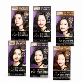Ryo - Elegant Color Herbal Cream Hair Dye - 7 Colors