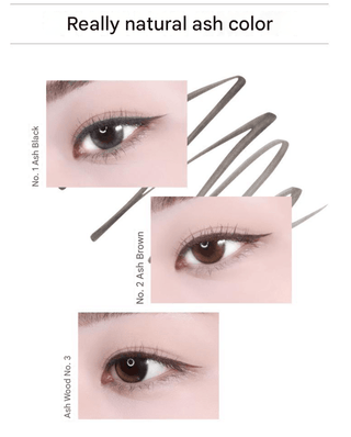 WakeMake - Real Ash Brush Eyeliner 1+1 - 3 Colors - Koreabe