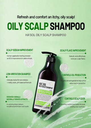 Hasol - Oily Scalp Shampoo 500ml