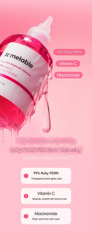 Melable - Lejuran Ampoule Cleanser (PDRN + VIT C) 150ml - Koreabe