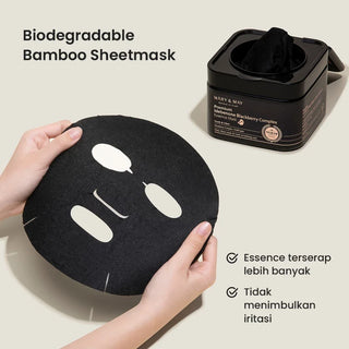 Mary & May - Premium Idebenone Blackberry Complex Mask 30ea