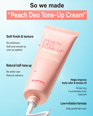 So Natural - Peach Deo Tone Up Cream 50ml