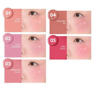 Peripera - Syrupy Tok Cheek - 5 Colors - Koreabe