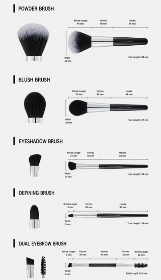 Studio17 - Portable Make Up Brush Set