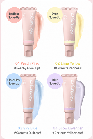 Wonjungyo - Tone Up Base - 4 Colors