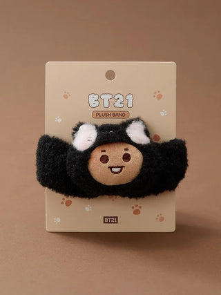 BT21 - More Fluffy Face Plush Band - Koreabe