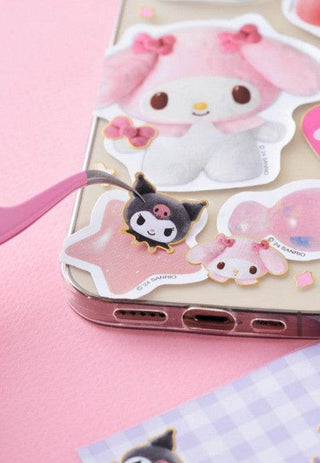 Sanrio - Gold Line Seal Sticker - 5 types - Koreabe