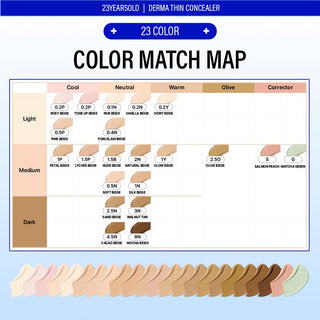 23yearsold - Derma Thin Concealer Stick - 23 Colors