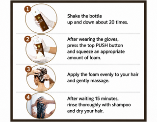 Ryo -  Secret Easy Foam Gray Hair Dye - 3 Colors