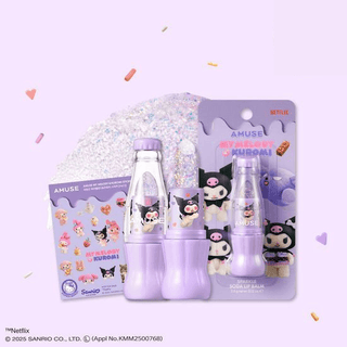 Amuse - Sparkly Soda Lip Balm (My Melody X Kuromi) - 2 types - Koreabe