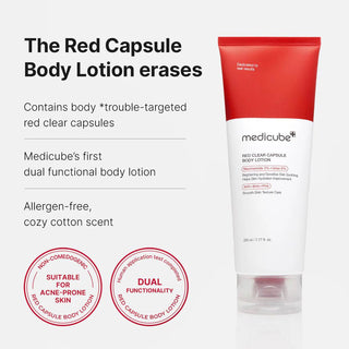 Medicube - Red Clean Capsule Body Lotion 230ml - Koreabe