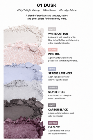 Huemi - Spot On Pigment Eye Palette - 2 Colors