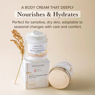 Mary & May - Shea Butter & Rice Bran Body Cream 250ml