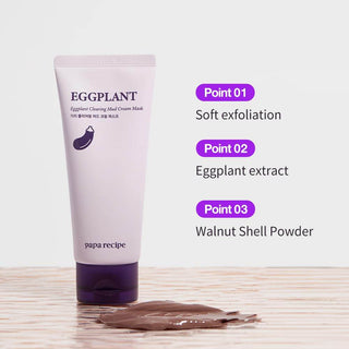 Papa Recipe - Eggplant Clearing Mud Cream Mask 100ml - Koreabe