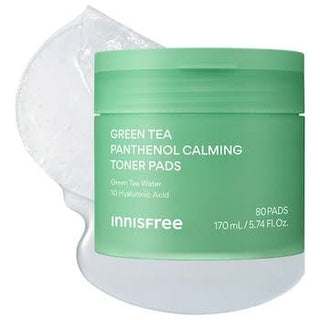 Innisfree - Green Tea Panthenol Calming Toner Pads 80ea