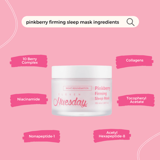 11uesday - Pinkberry Firming Sleep Mask 100ml - Koreabe